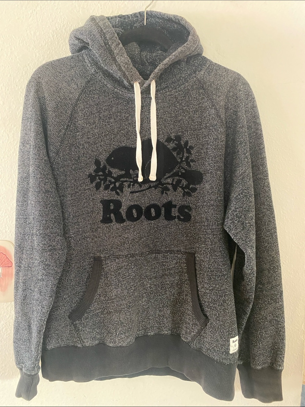 Men roots Sweatshirt small , black